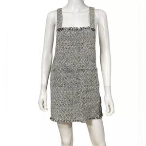 Umgee Boucle Knit Gray
Multicolored
Tweed Jumper Dress Size M NWT